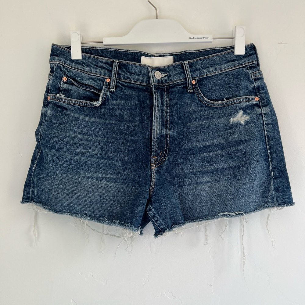 MOTHER THE DUTCHIE SHORT FRAY Jean Shorts